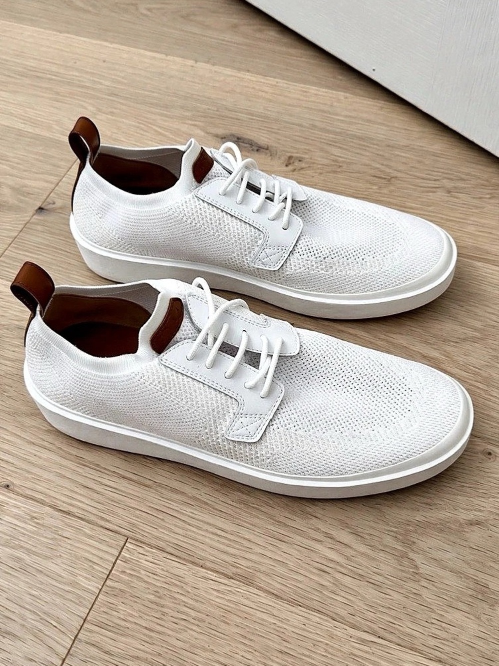 HEYDUDE Wally Knit Men's White Sneakers US 11
